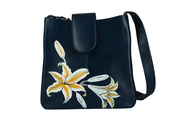 꽃 패턴 여성 손 가방 — 스톡 사진
