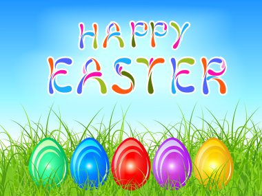 Happy Easter background clipart