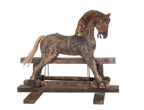 Old rocking horse — Stock Photo, Image