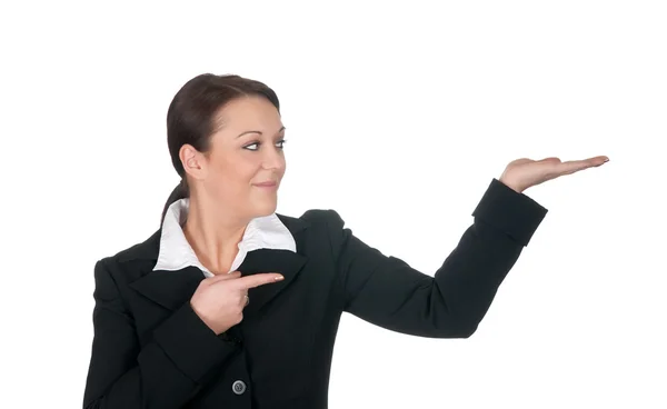 Vrouwelijke ondernemers gebaren — Stockfoto