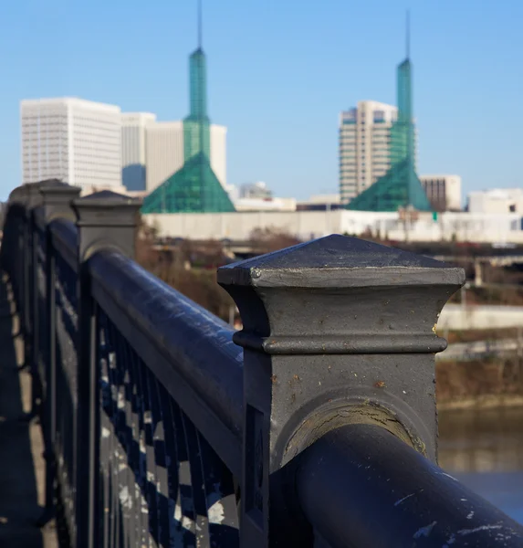 Híd korlát East Portland — Stock Fotó
