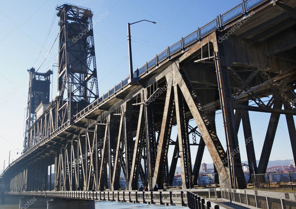 Old Steel bridge — Stock Photo © bobkeenan 9076577