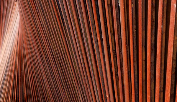 Zrezivělé oceli vzory — Stock fotografie