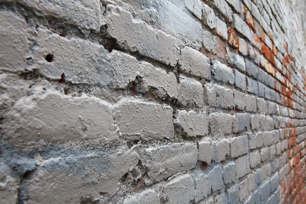 Gray Brick Perspective — Stock Photo, Image