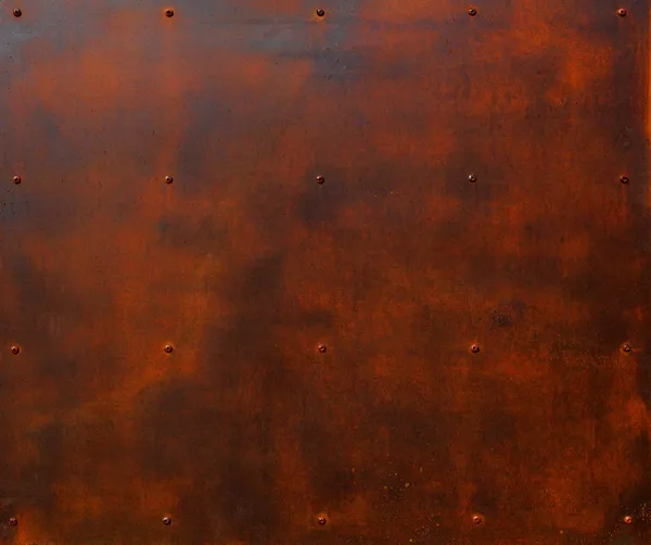 Ржавая стальная плита — стоковое фото