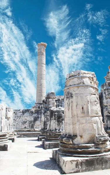 View of Temple of Apollo in antique city of Didyma