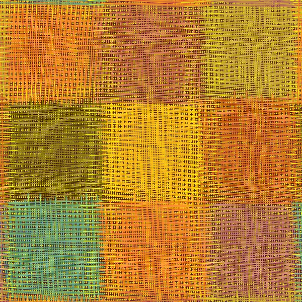 網目のカラフルな正方形のシームレスなパターン — ストックベクタ
