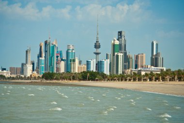 Kuwait skyline clipart