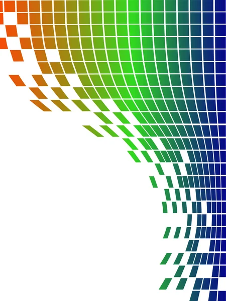 Kleurrijke vierkante mozaïek — Stockvector