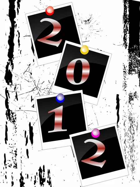 Нові роки напередодні 2012 року — стоковий вектор
