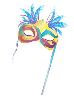 Venetian mask clipart