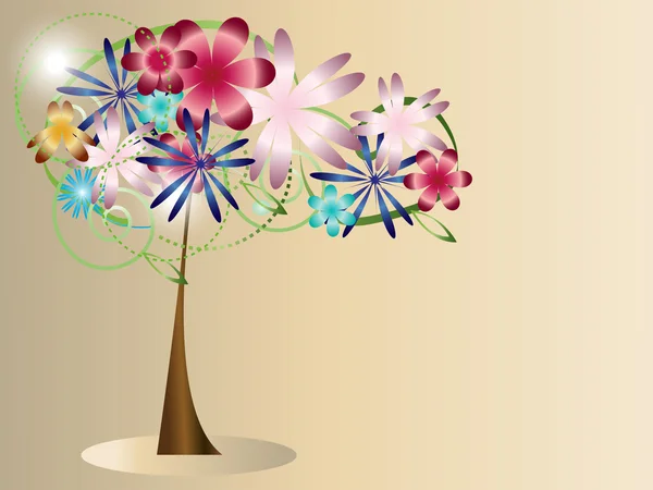 Квітнуче дерево — стоковий вектор