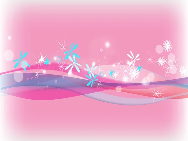 Pink background — Stock Vector