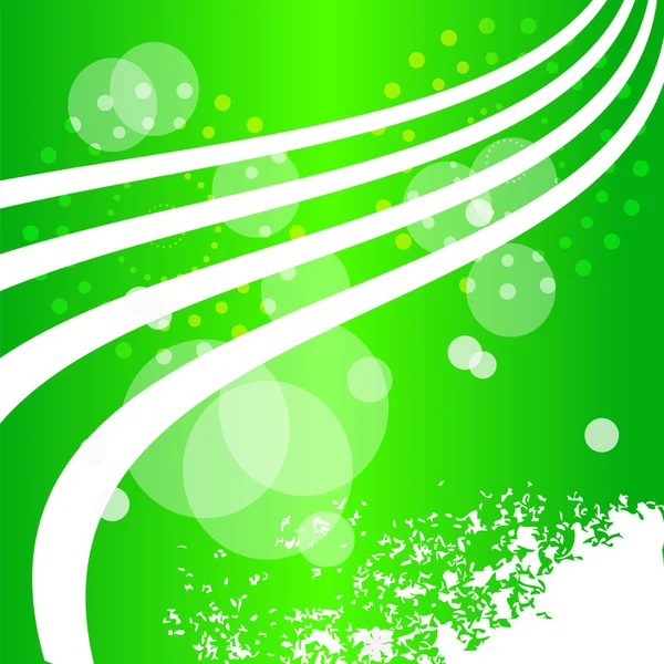 Latar belakang hijau cerah abstrak - Stok Vektor