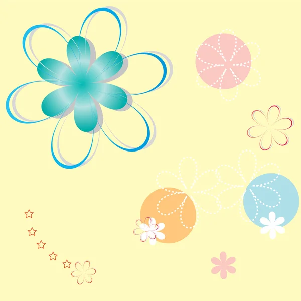 Fond vectoriel floral — Image vectorielle