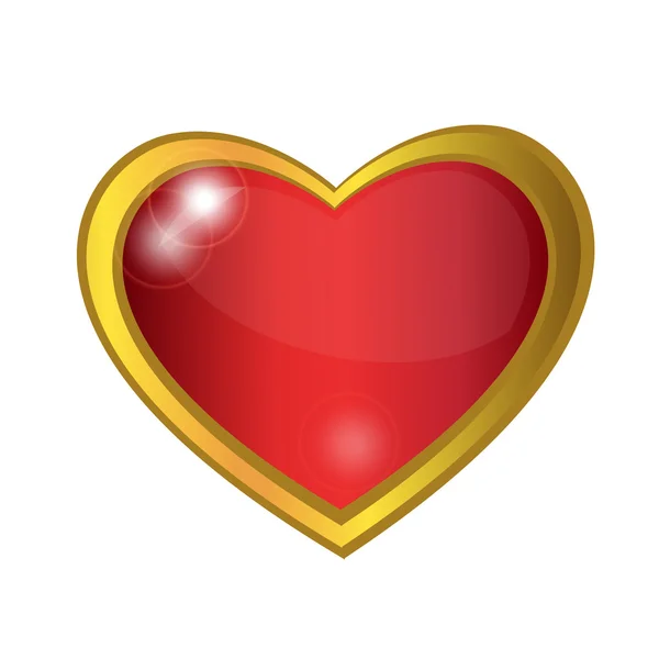 在心脏的金科玉律 — 图库矢量图片