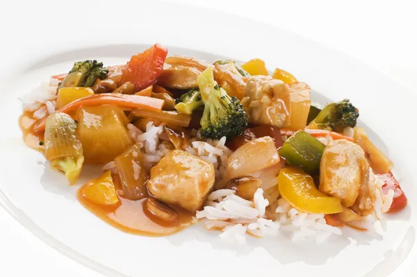 Chicken chop suey — Stock Photo, Image