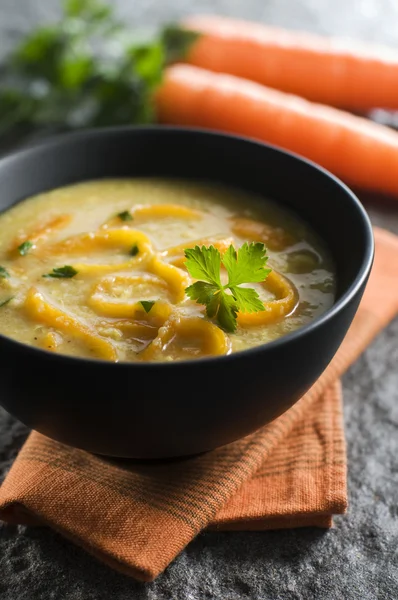 Mrkvová polévka — Stock fotografie