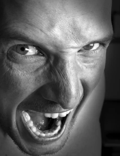 Öfke yüz — Stok fotoğraf