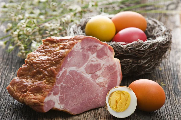 Easter ham — Stock Photo, Image