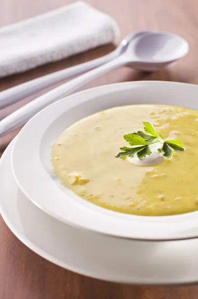 Supă de dovleac — Fotografie, imagine de stoc