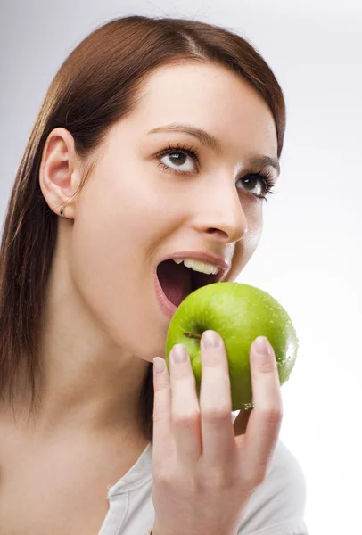 Eating fruit — Stock Photo, Image