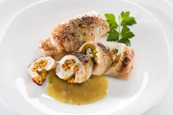 Pollo ripieno — Foto Stock