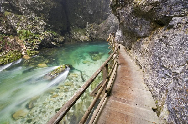 Flussschlucht — Stockfoto