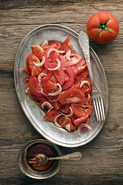Tomatensalat — Stockfoto