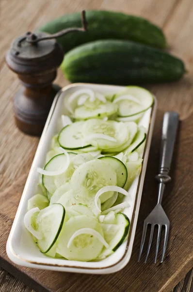 Салат з огірків — стокове фото