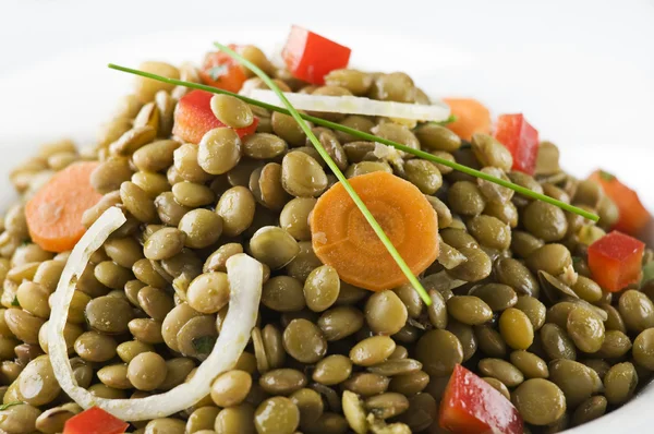 Salada de lentilha — Fotografia de Stock