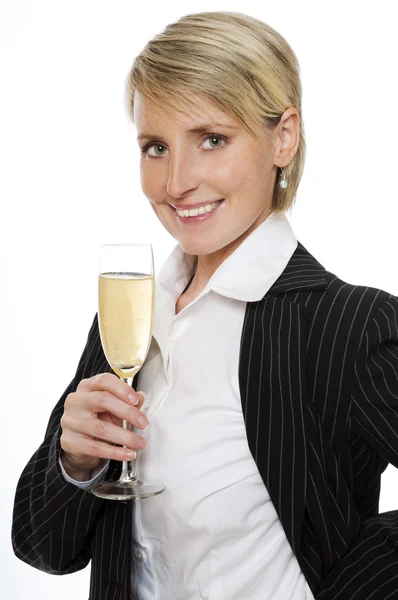 Toast with drink — Stock Photo, Image