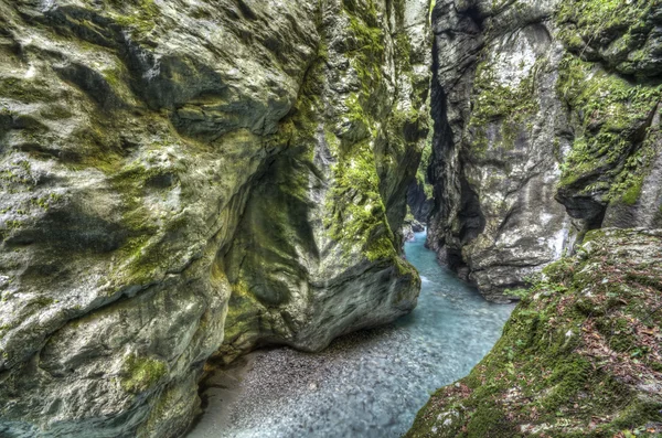 Río azul — Foto de Stock