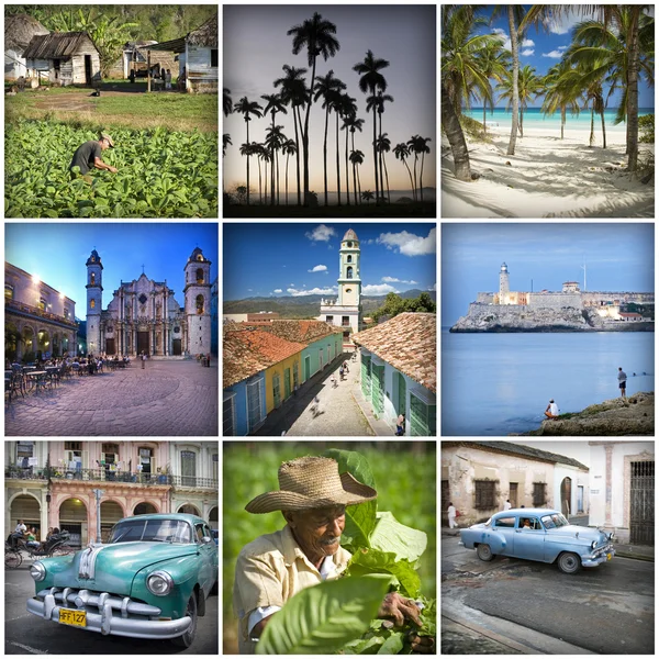 Кубинский коллаж — стоковое фото