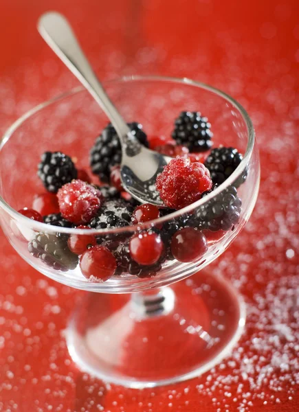 Berry in a glass — Stock Photo, Image