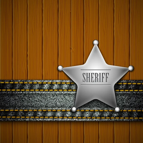 Sheriff. — Vector de stock