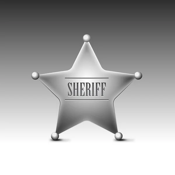 Шериф — стоковий вектор