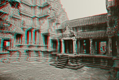 3D photo Angkor Wat clipart
