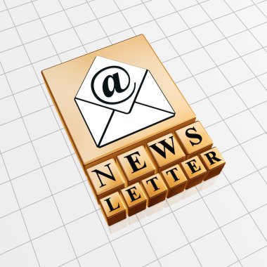 Newsletter concept clipart