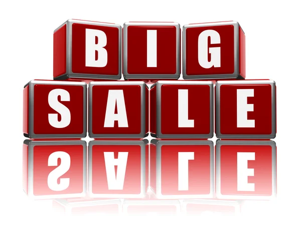 Big sale with reflection — Stock Photo, Image