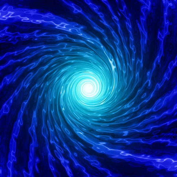 Abstarct blauwe spiraal — Stockfoto