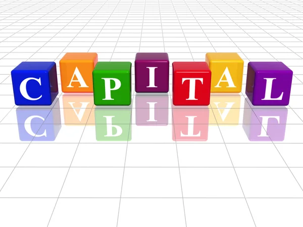 Färg kapital — Stockfoto