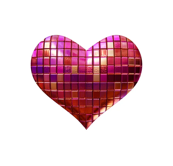 Disko heart — Stock Photo, Image