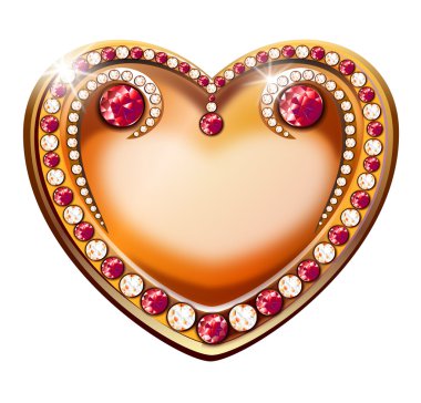 Inlaid heart clipart