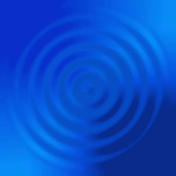Abstrakte blaue konzentrische Kreise — Stockfoto