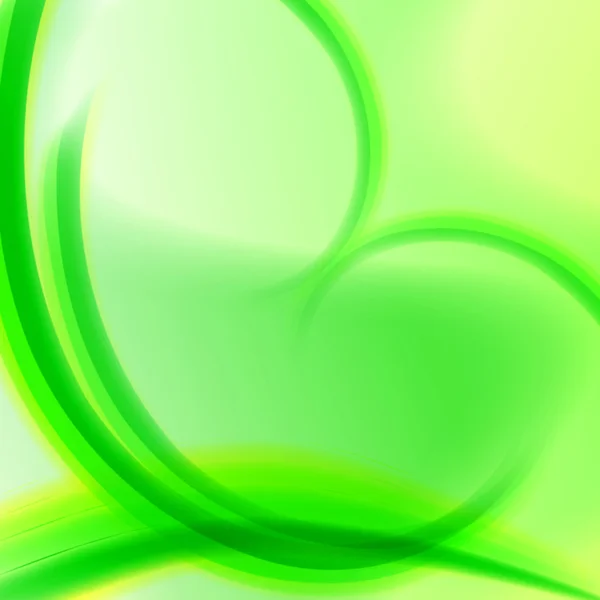 Abstracte groene spiralen — Stockfoto