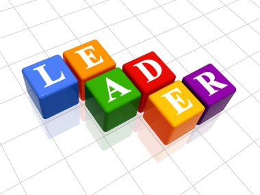 Leader in colour 2 clipart