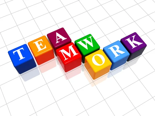 Teamwork in colour 3 — Stock Photo, Image