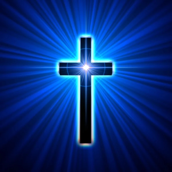 stock image Glowing cross