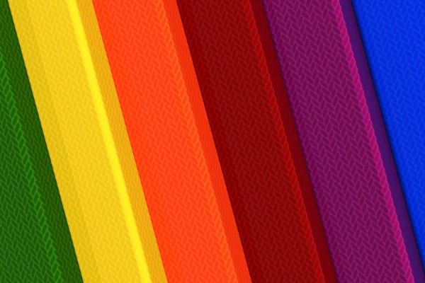 3d elementos do arco-íris — Fotografia de Stock